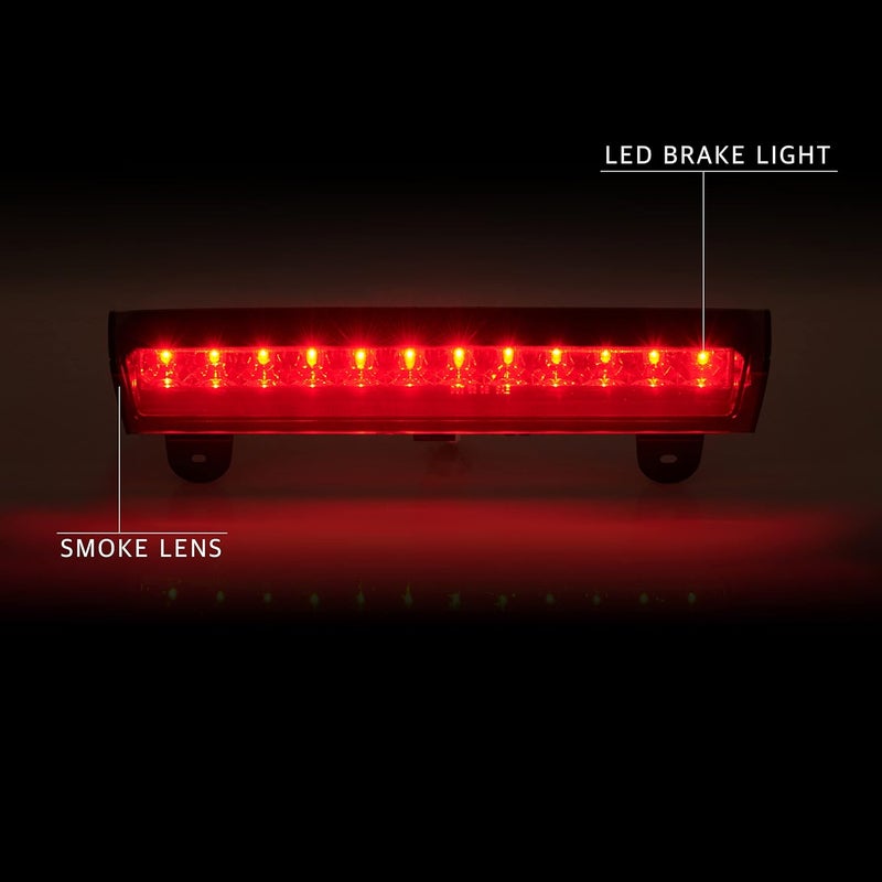 Cxdar Third 3rd Brake Light LED for 2000-2006 Chevy Suburban Tahoe, High Mount Rear Brake Lights Assembly for 00-06 GMC Yukon, Waterproof Center Cab Cargo Lamp Stop Light - Image 4